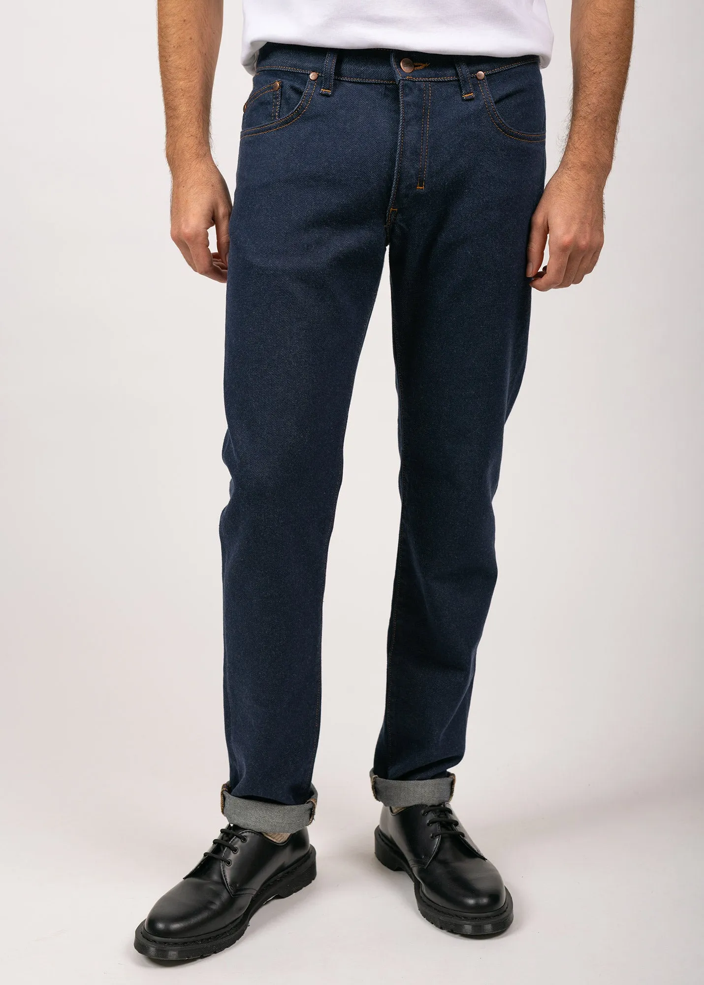 Alphonse Mérinos straight jeans - SAINT JAMES x Atelier Tuffery (MARINE)