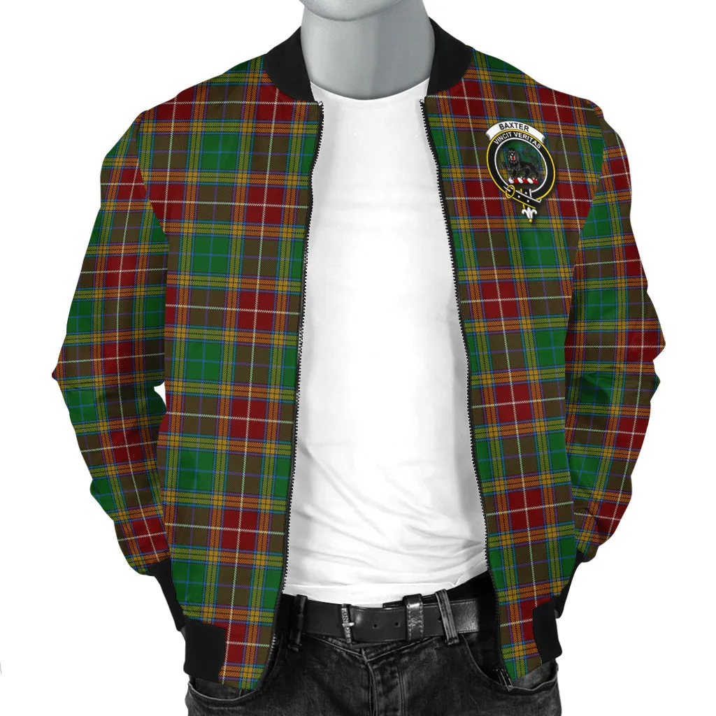 Baxter Tartan Bomber Jacket with Family Crest