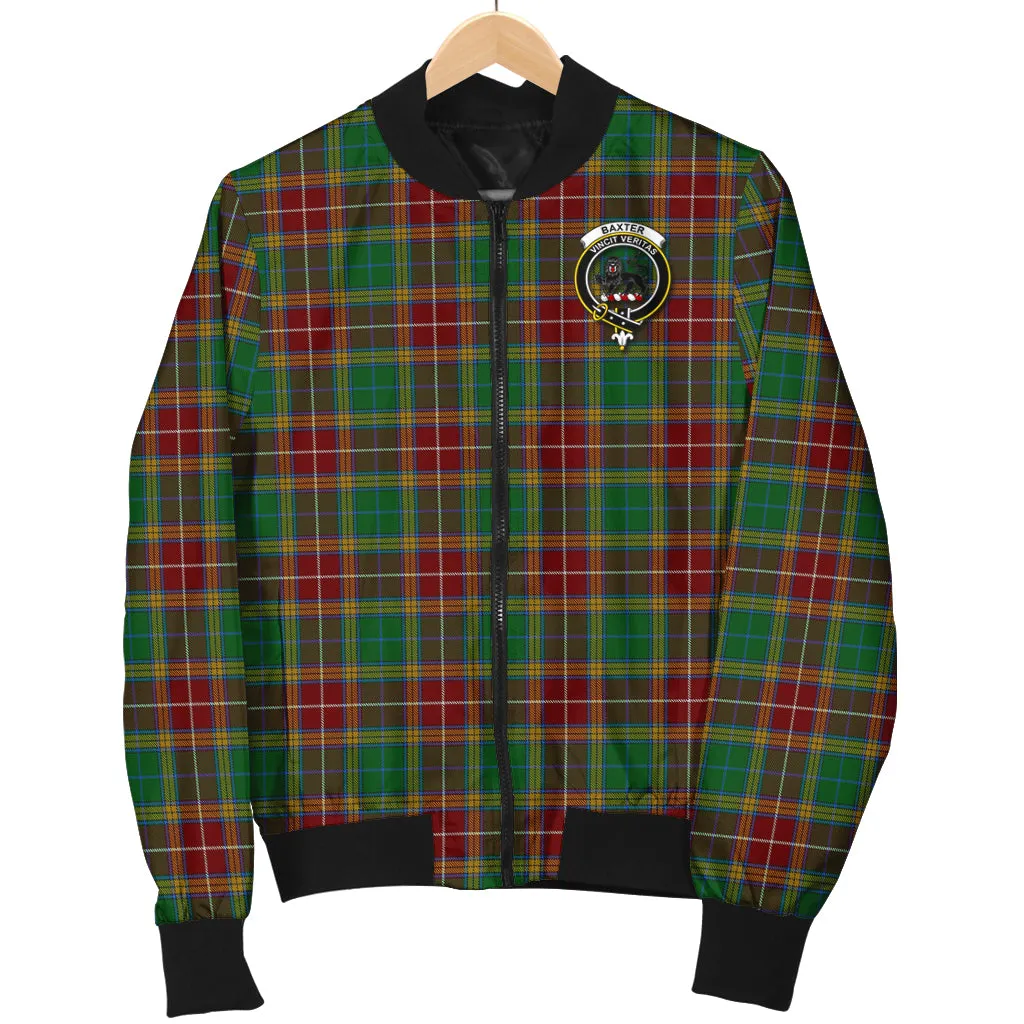 Baxter Tartan Bomber Jacket with Family Crest