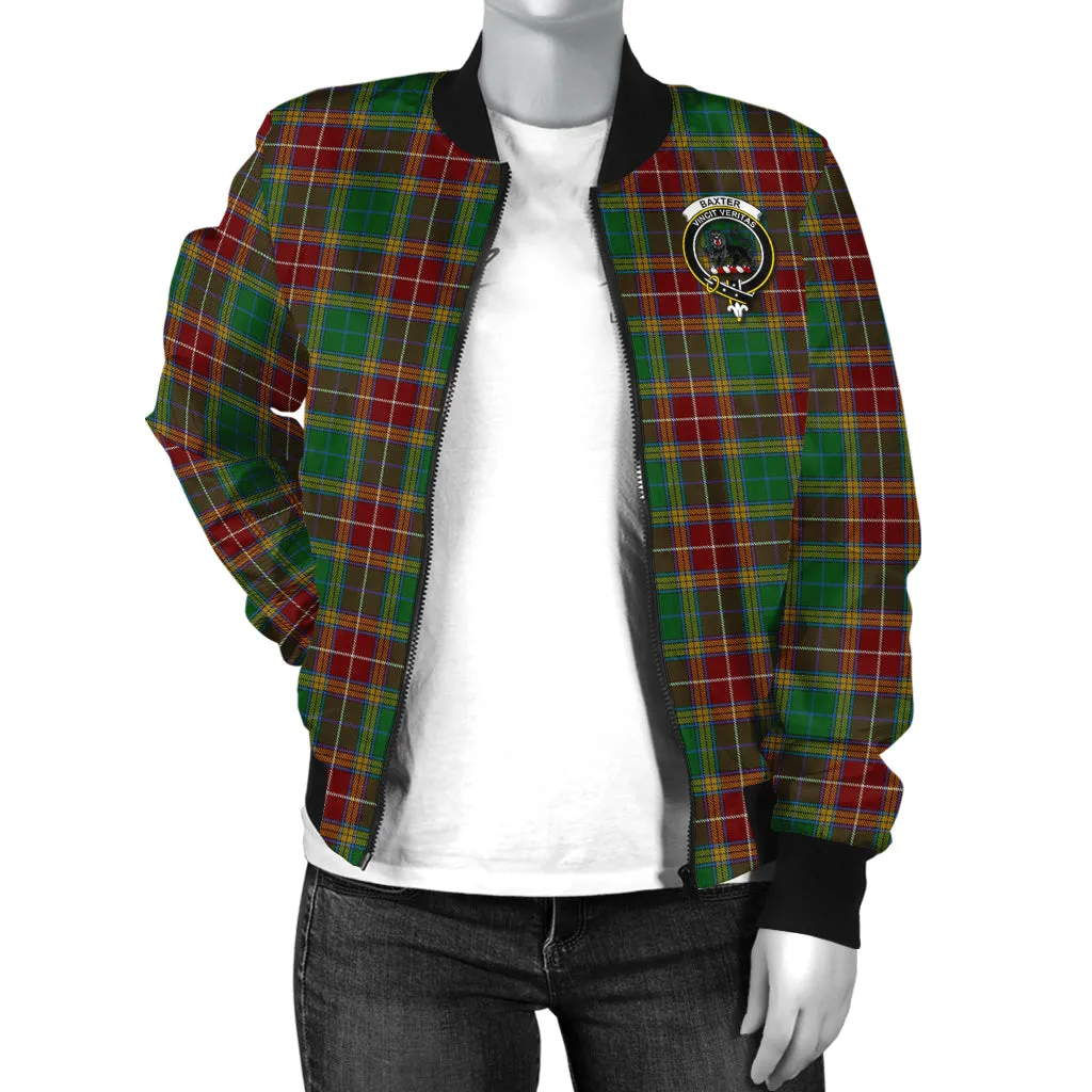 Baxter Tartan Bomber Jacket with Family Crest