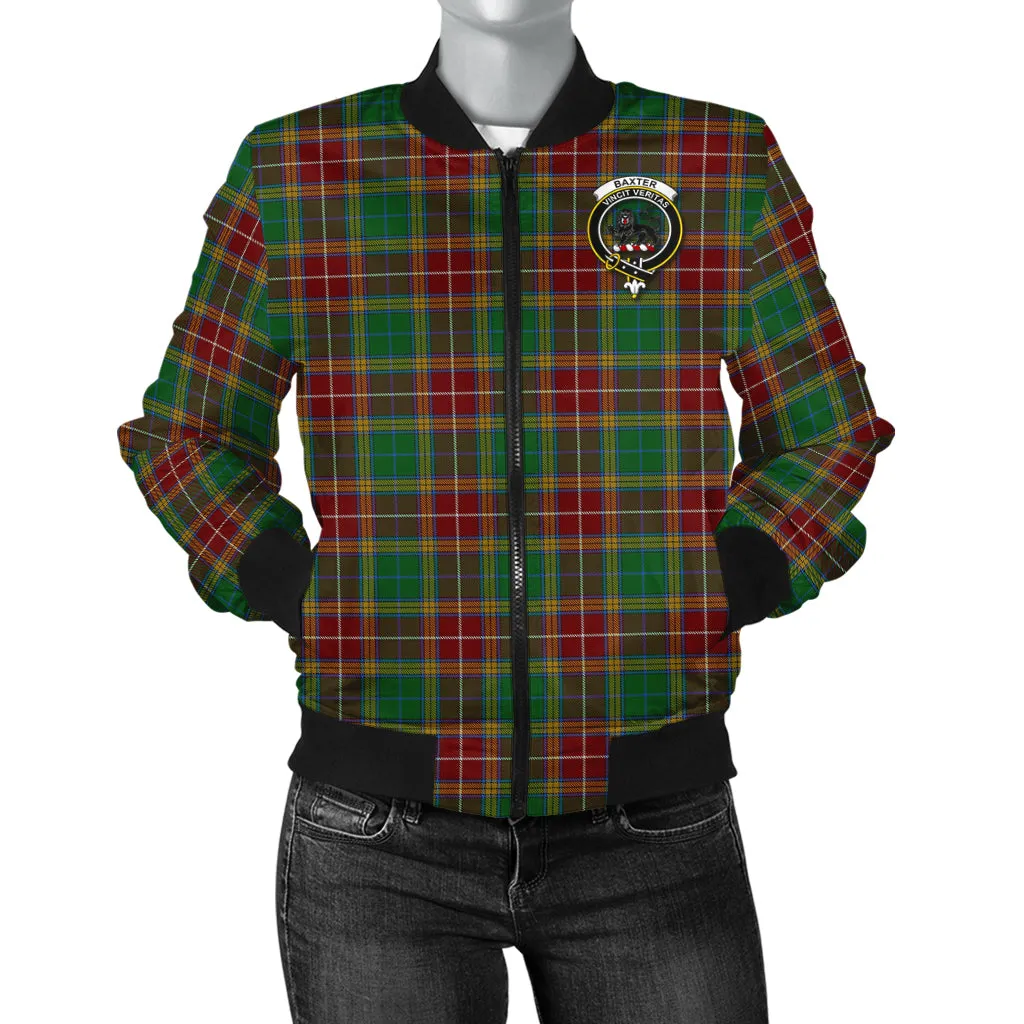 Baxter Tartan Bomber Jacket with Family Crest