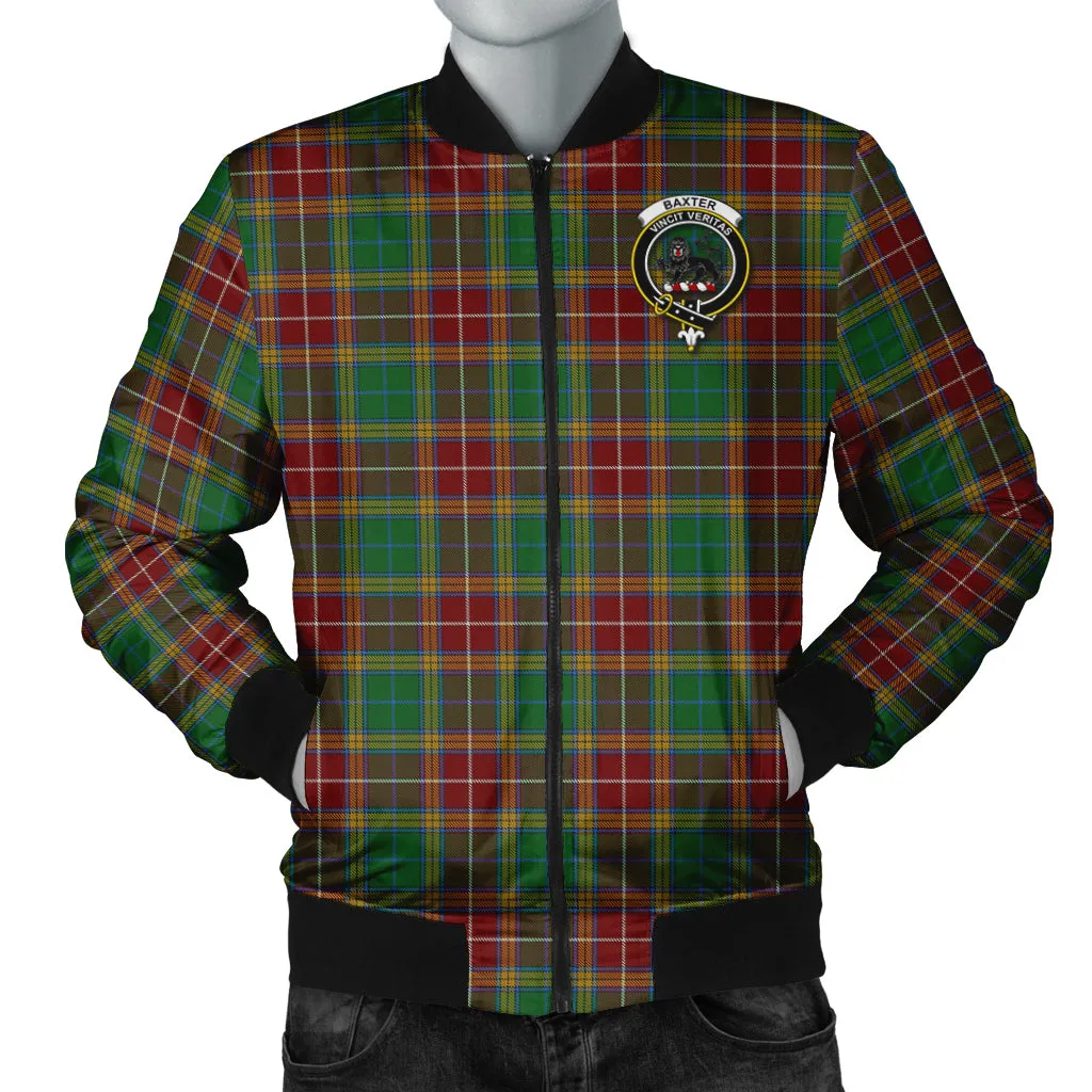 Baxter Tartan Bomber Jacket with Family Crest