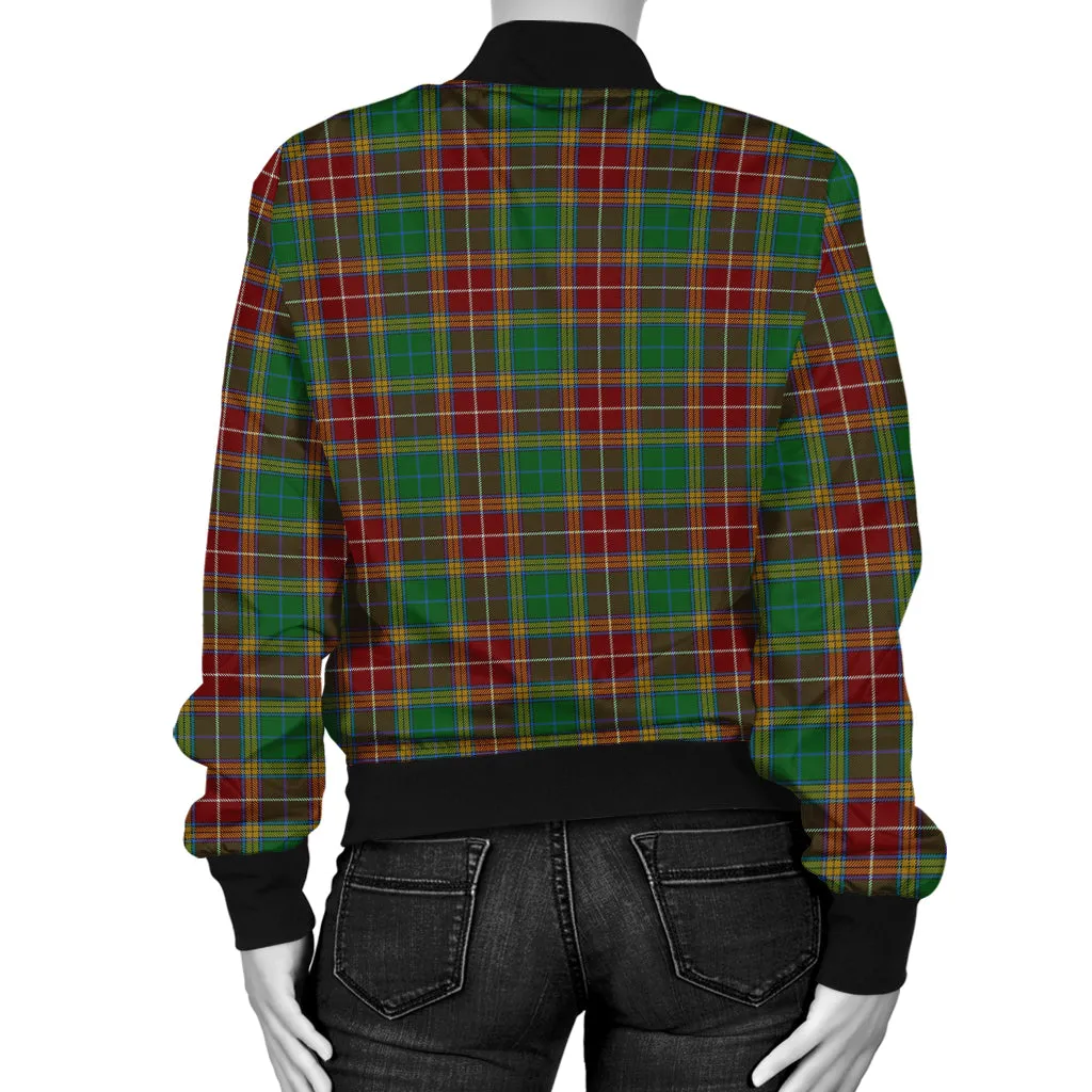 Baxter Tartan Bomber Jacket with Family Crest