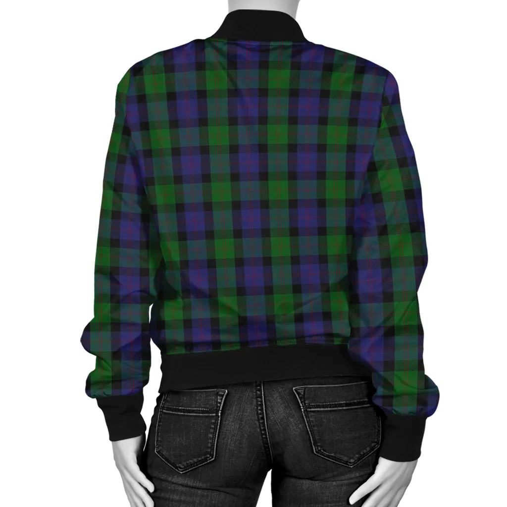 Blair Tartan Bomber Jacket with Family Crest