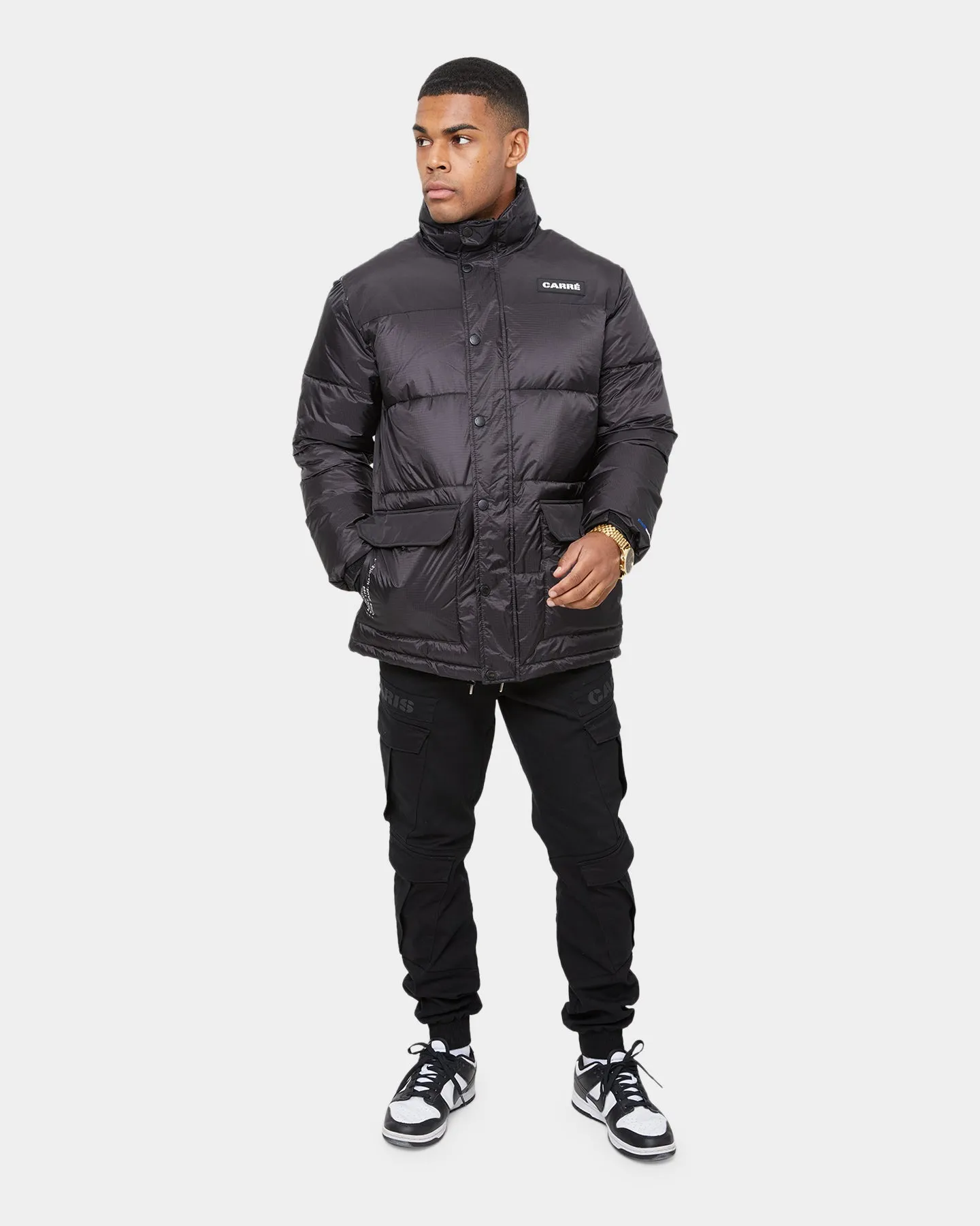 Carré Men's Roadman Puffer Jacket Black