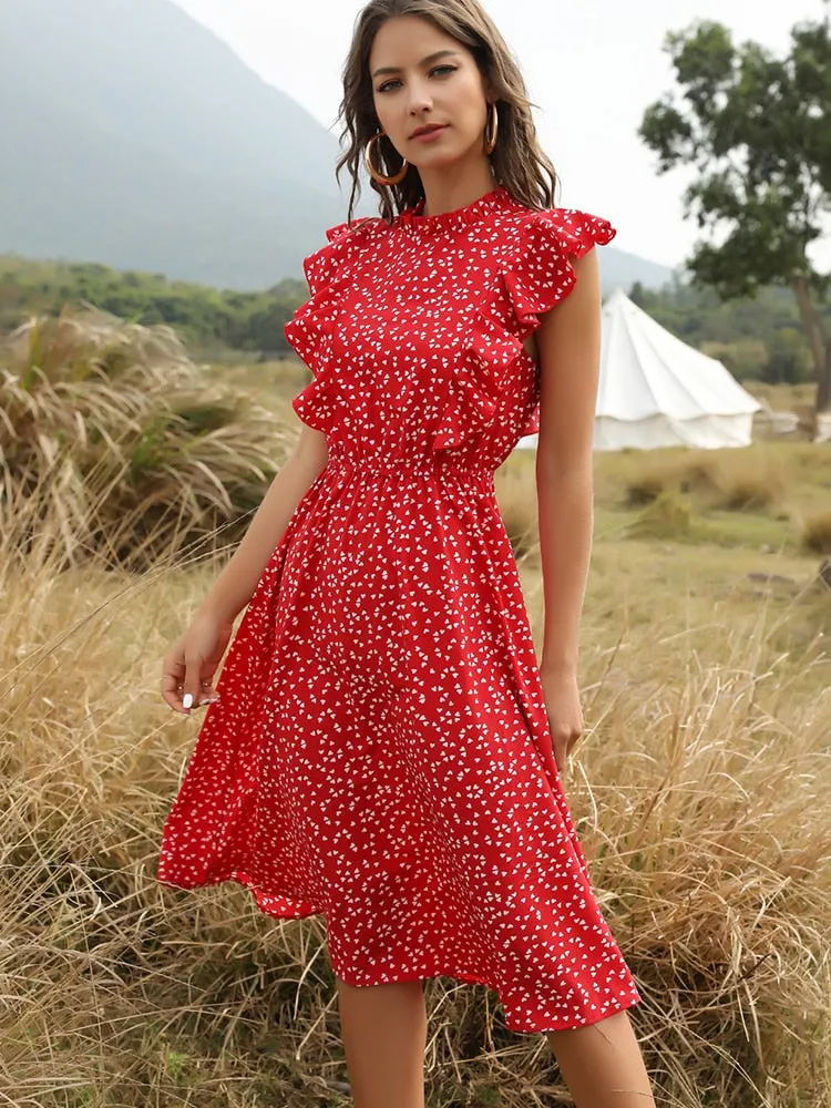 Classic Polka Dot Dress for Women | Brielle