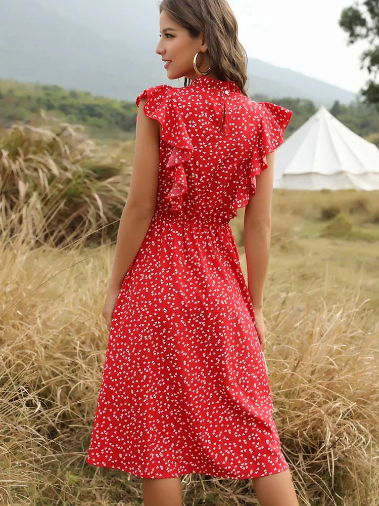 Classic Polka Dot Dress for Women | Brielle