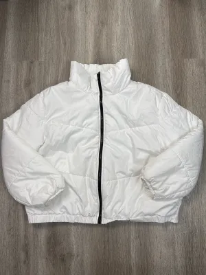 Coat Puffer & Quilted By Wild Fable In White, Size: Xxl