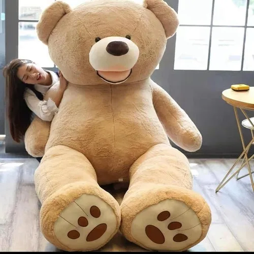 DIY Customizable Giant Teddy Bear Skin - Unfilled Soft Cotton Toy for All Ages