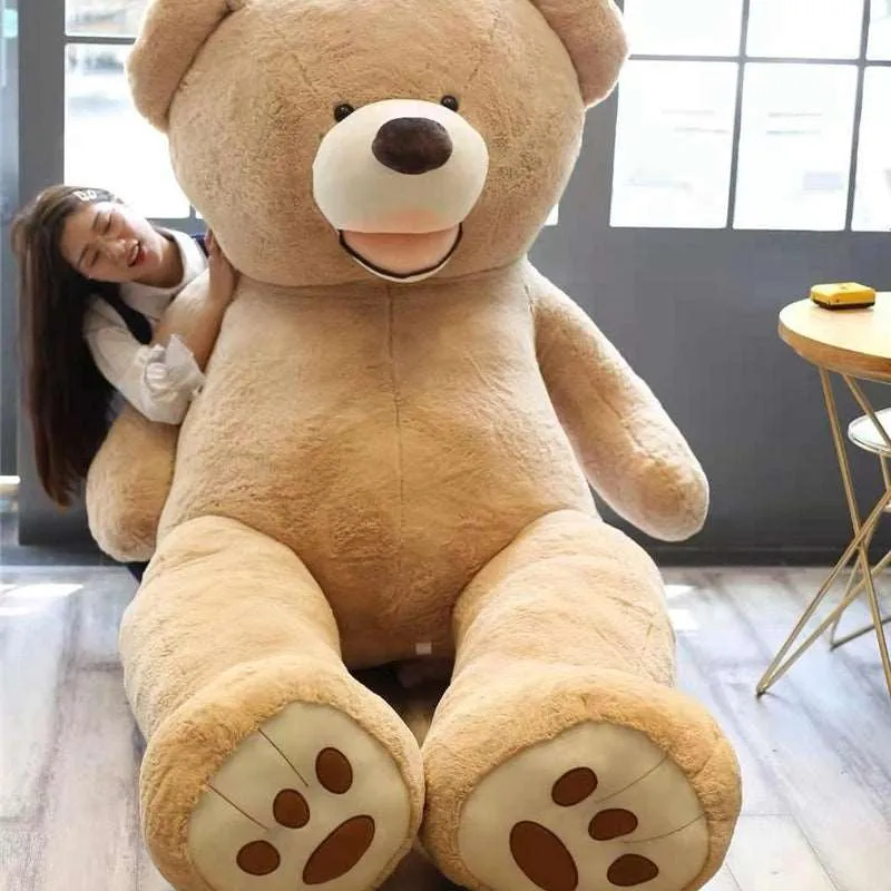 DIY Customizable Giant Teddy Bear Skin - Unfilled Soft Cotton Toy for All Ages