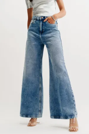 Embezzled Flare Jeans