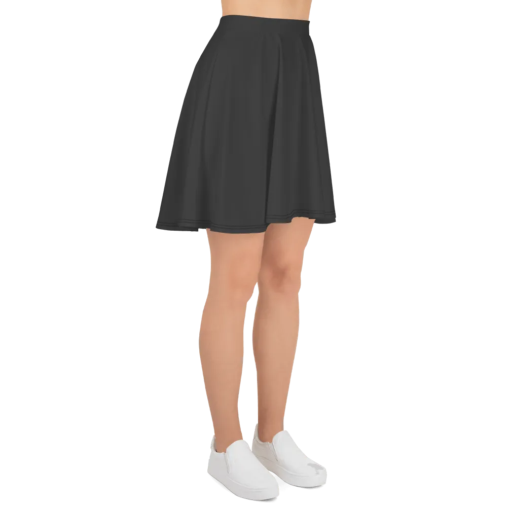 Grey Skater Skirt