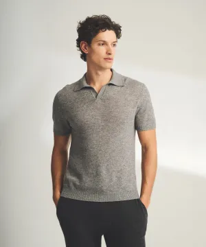 Lightweight Cashmere Short Sleeve Polo