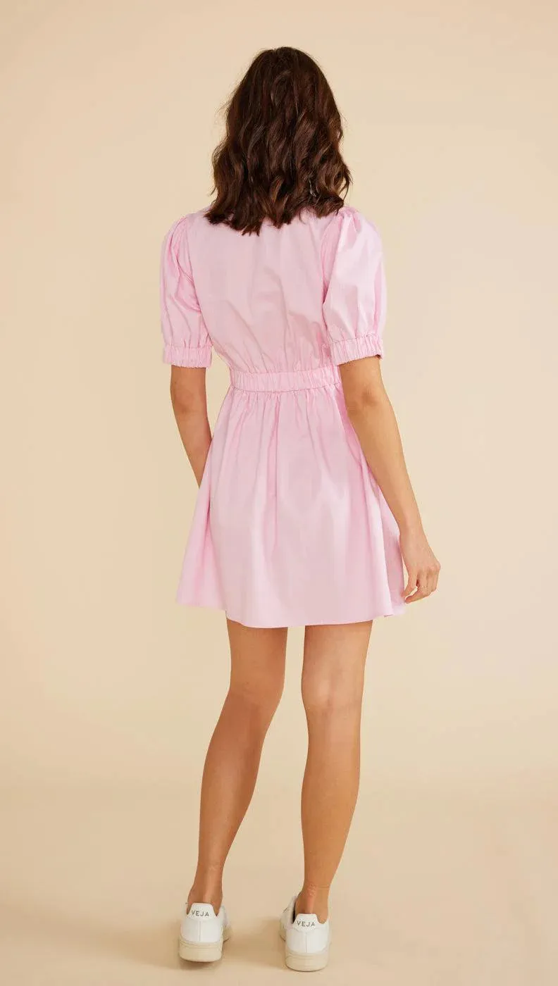 Lora Mini Dress-Pink