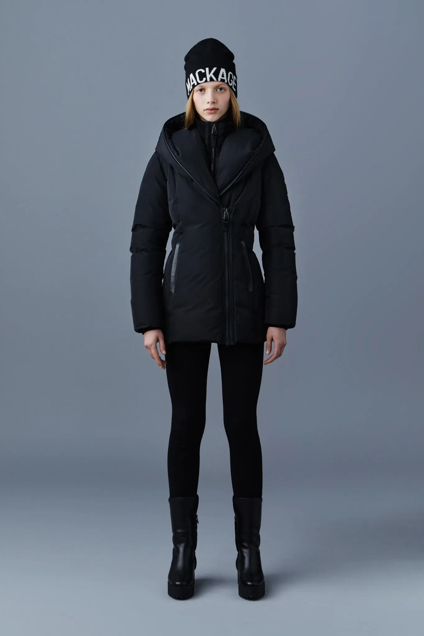 MACKAGE ADALI-NFR - Down Coat With Signature Mackage Collar