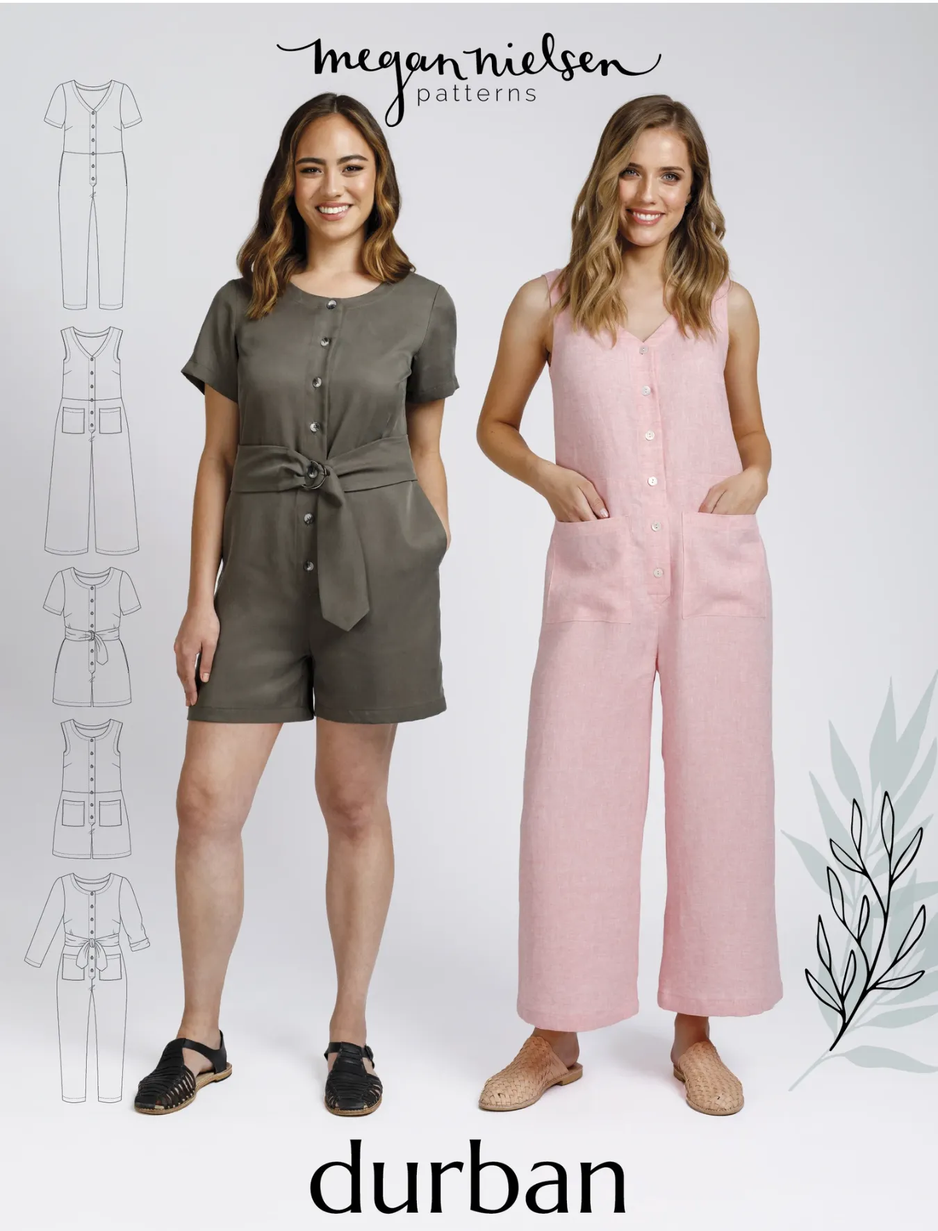 Megan Nielsen Durban Jumpsuit and Romper Paper Pattern