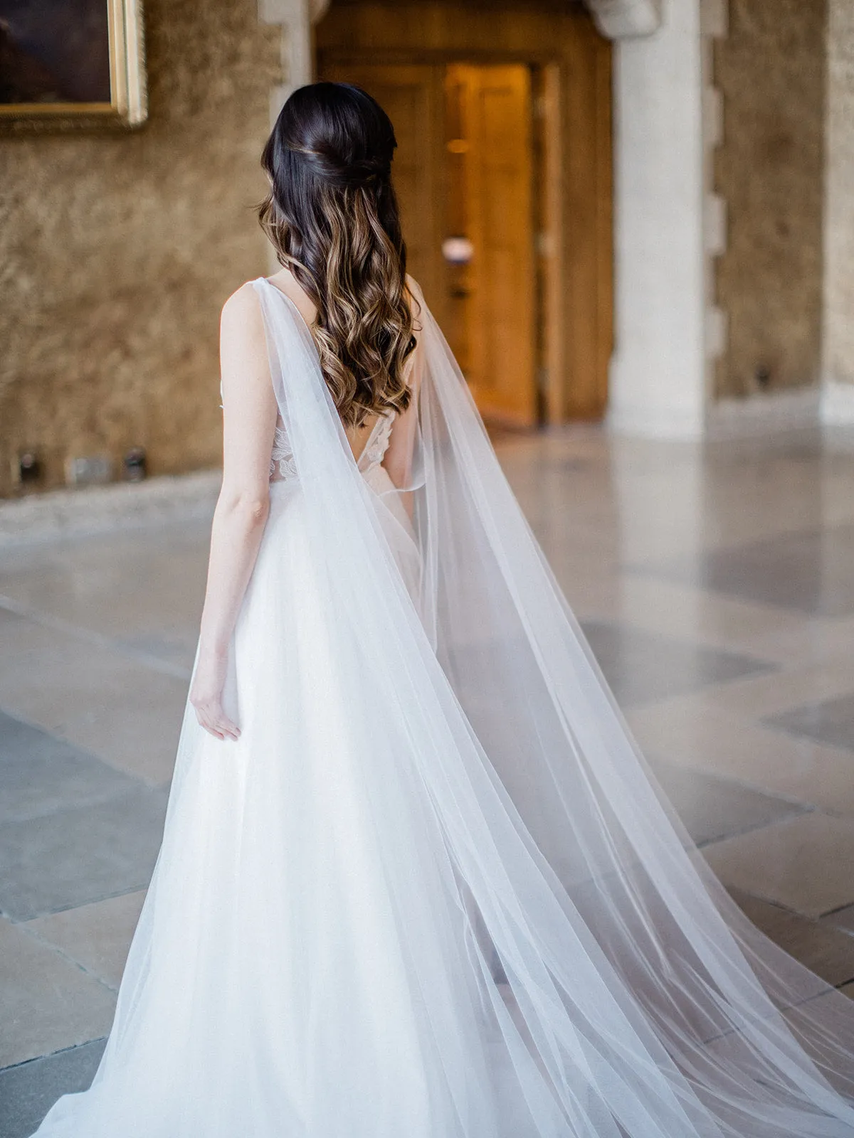 PETRA | Ultra Sheer Bridal Cape