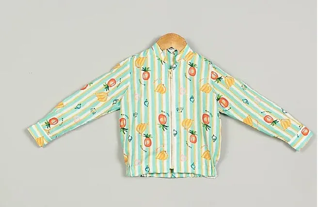 Pre-Order: Fruit Print Bomber Unisex Jacket