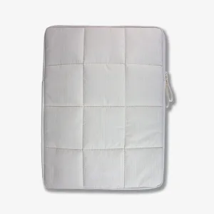 Puffy Laptop Sleeve - Ivory Corduroy