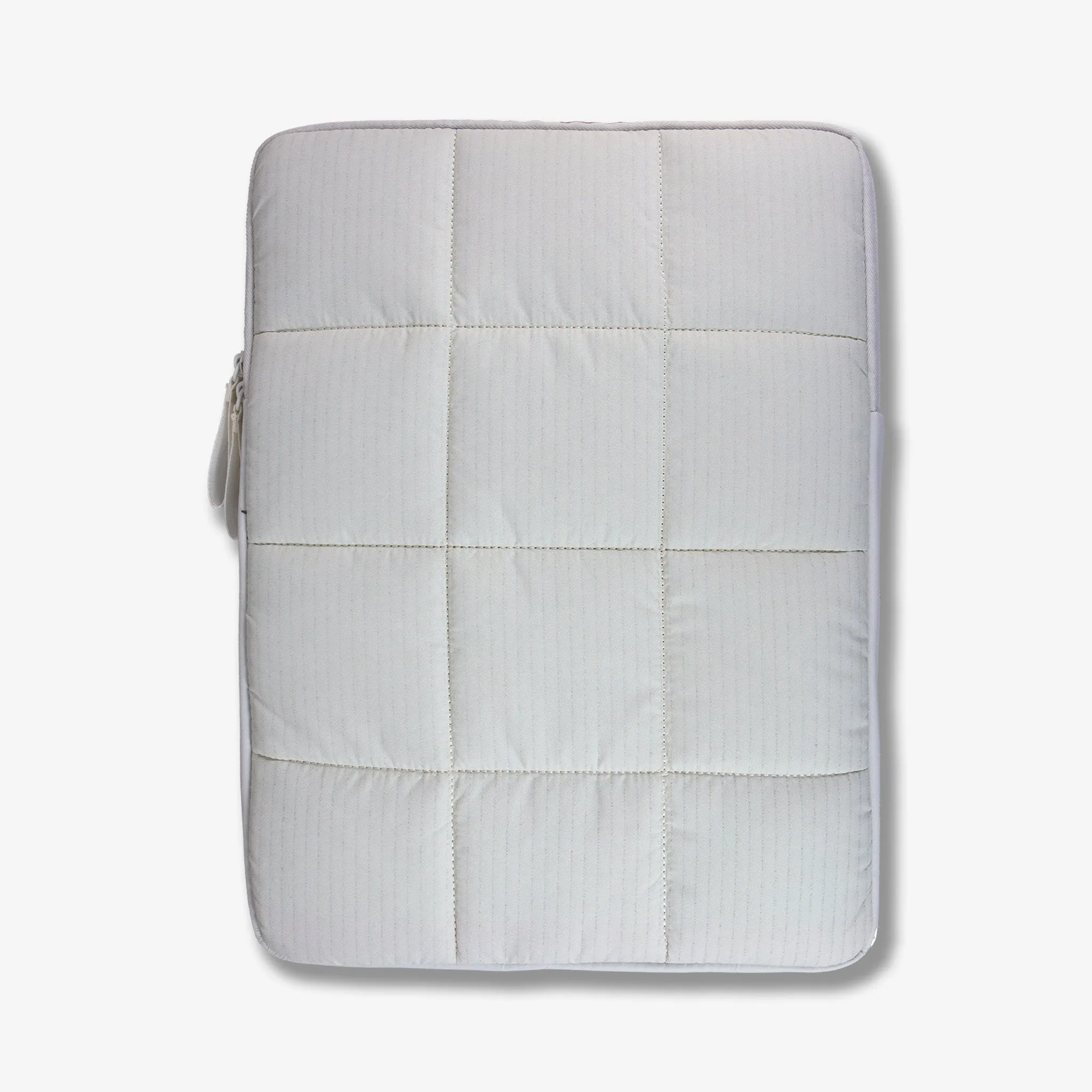 Puffy Laptop Sleeve - Ivory Corduroy