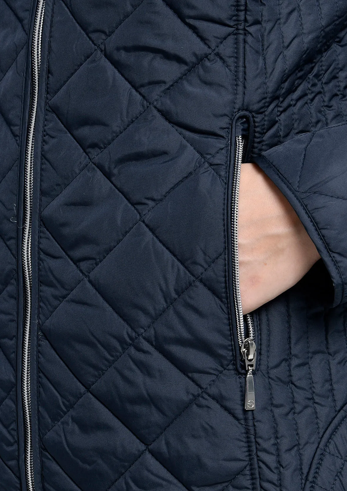 Quilted Zipper Jacket