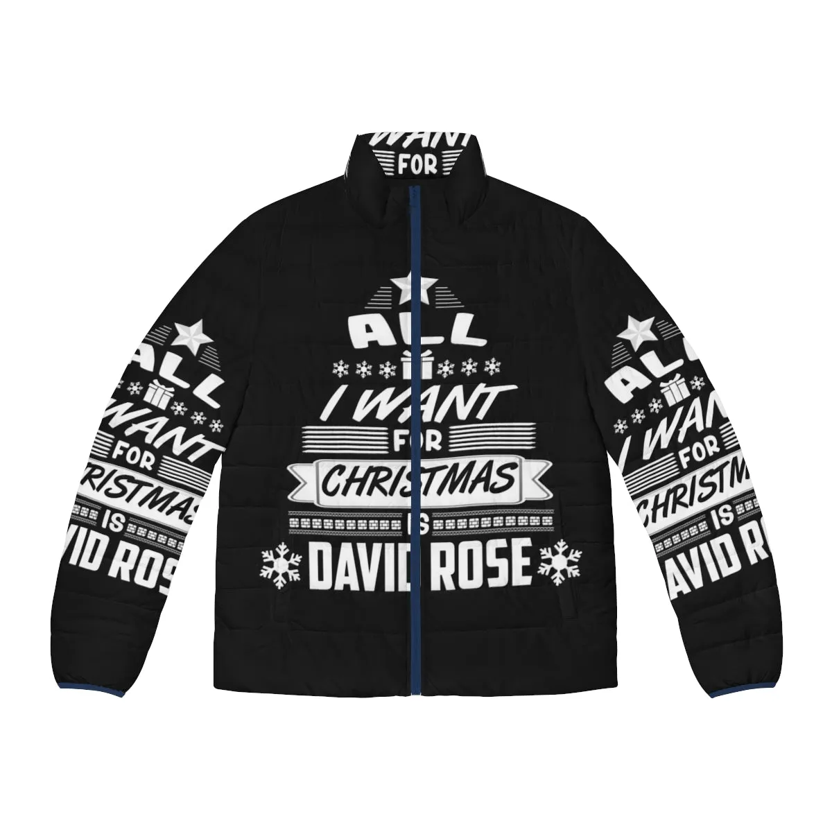 "Schitt's Creek David Rose Christmas Puffer Jacket"