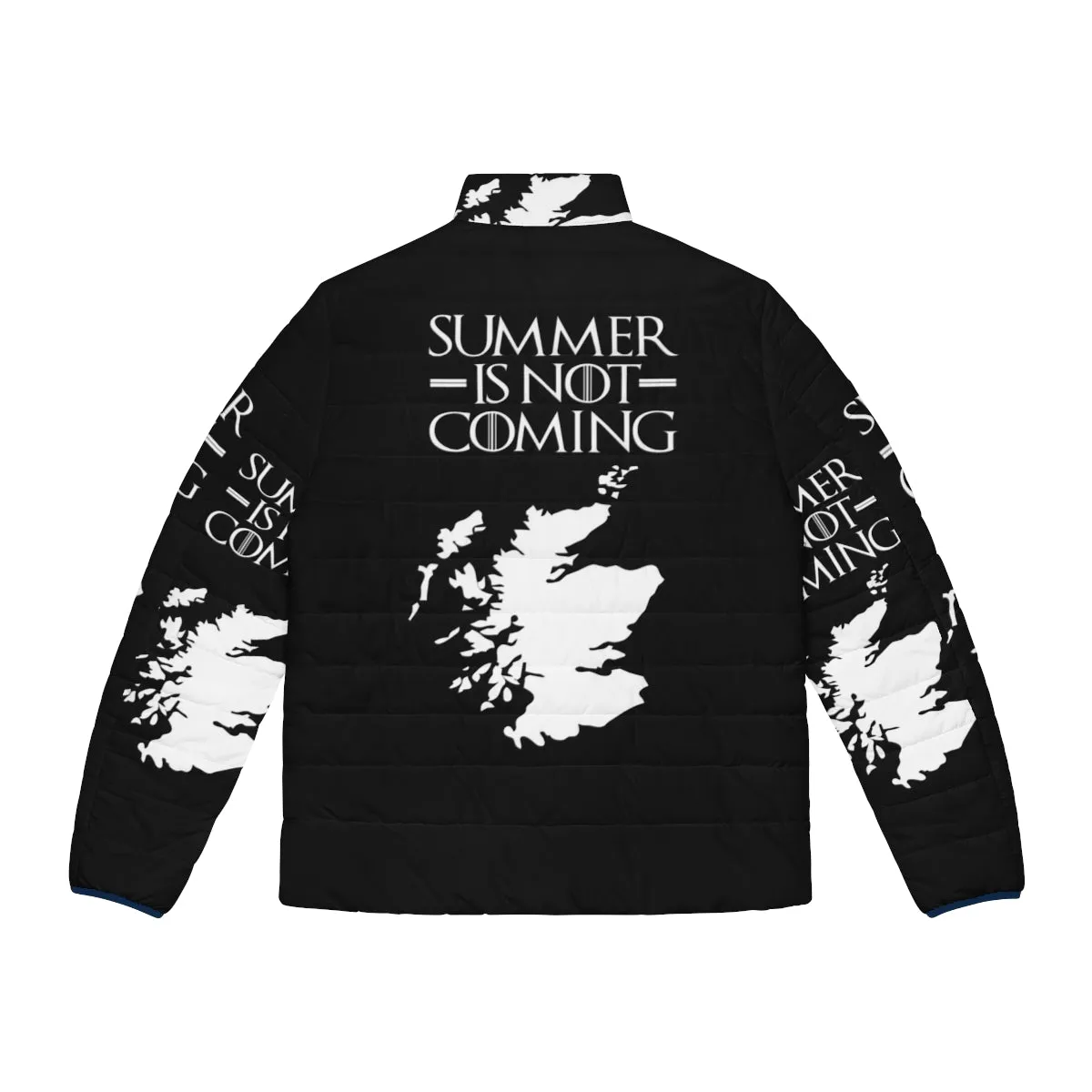 "Scotland Puffer Jacket: Summer Is Not Coming" - Game of Thrones Inspired Winter Wear