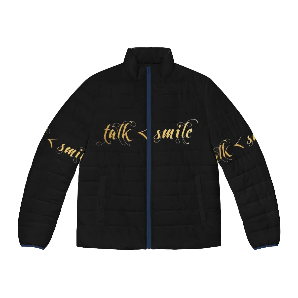 "Talk Less Smile More" Hamilton Inspired Puffer Jacket