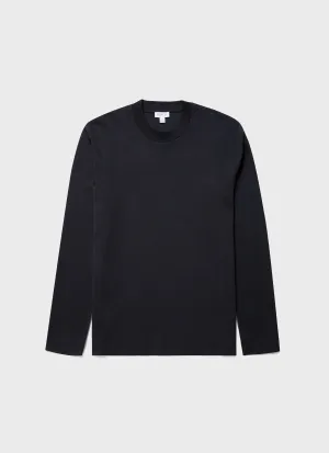 SUNSPEL Long Sleeve Heavyweight T-shirt - BLACK