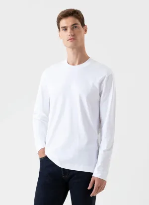 SUNSPEL Long Sleeve Heavyweight T-shirt - WHITE