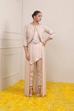 Tahira Cape Suit