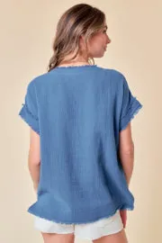 V-Neck Wide Top