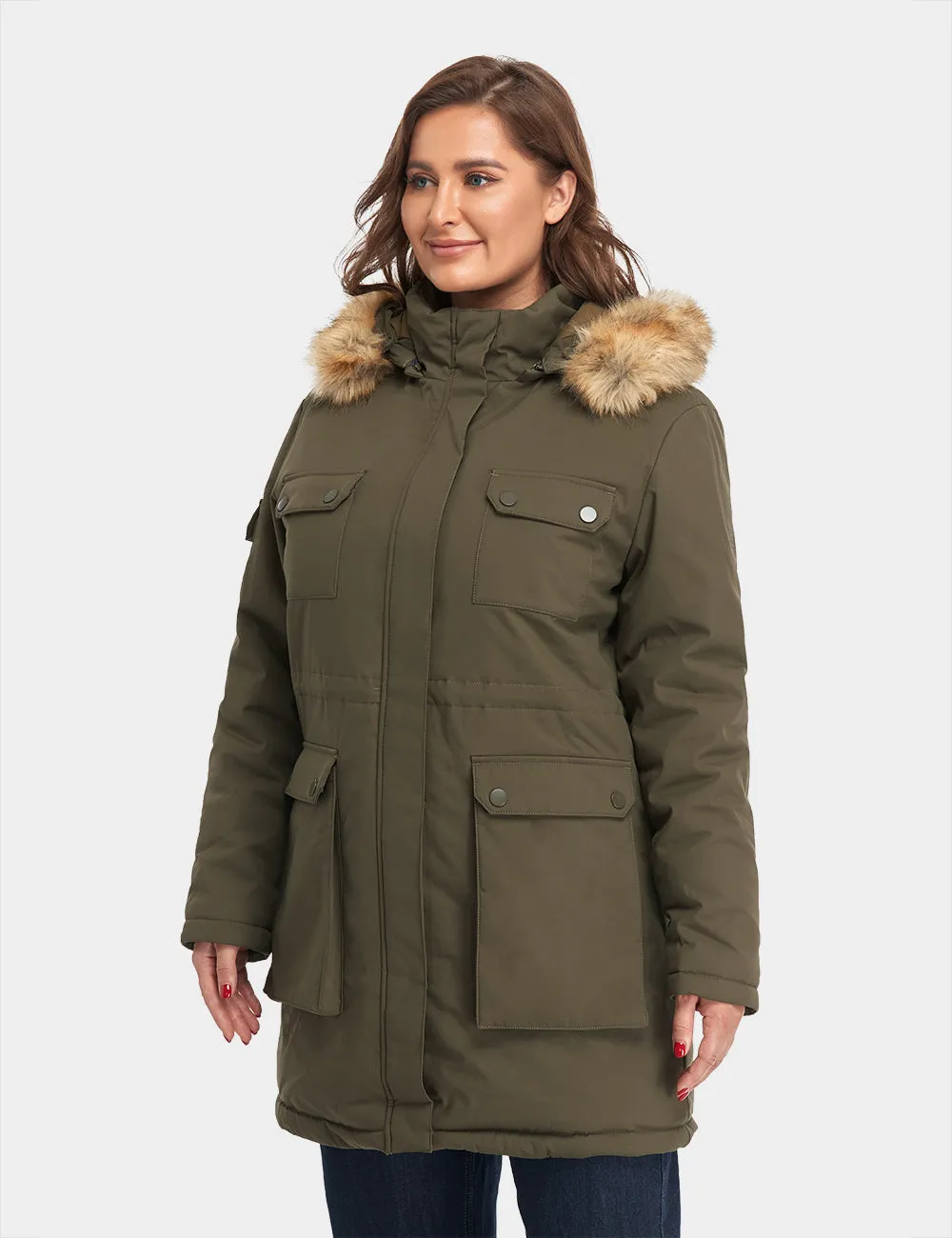 Women's Heated Thermolite® Parka (4 Heating Zones) (Apparel Only)