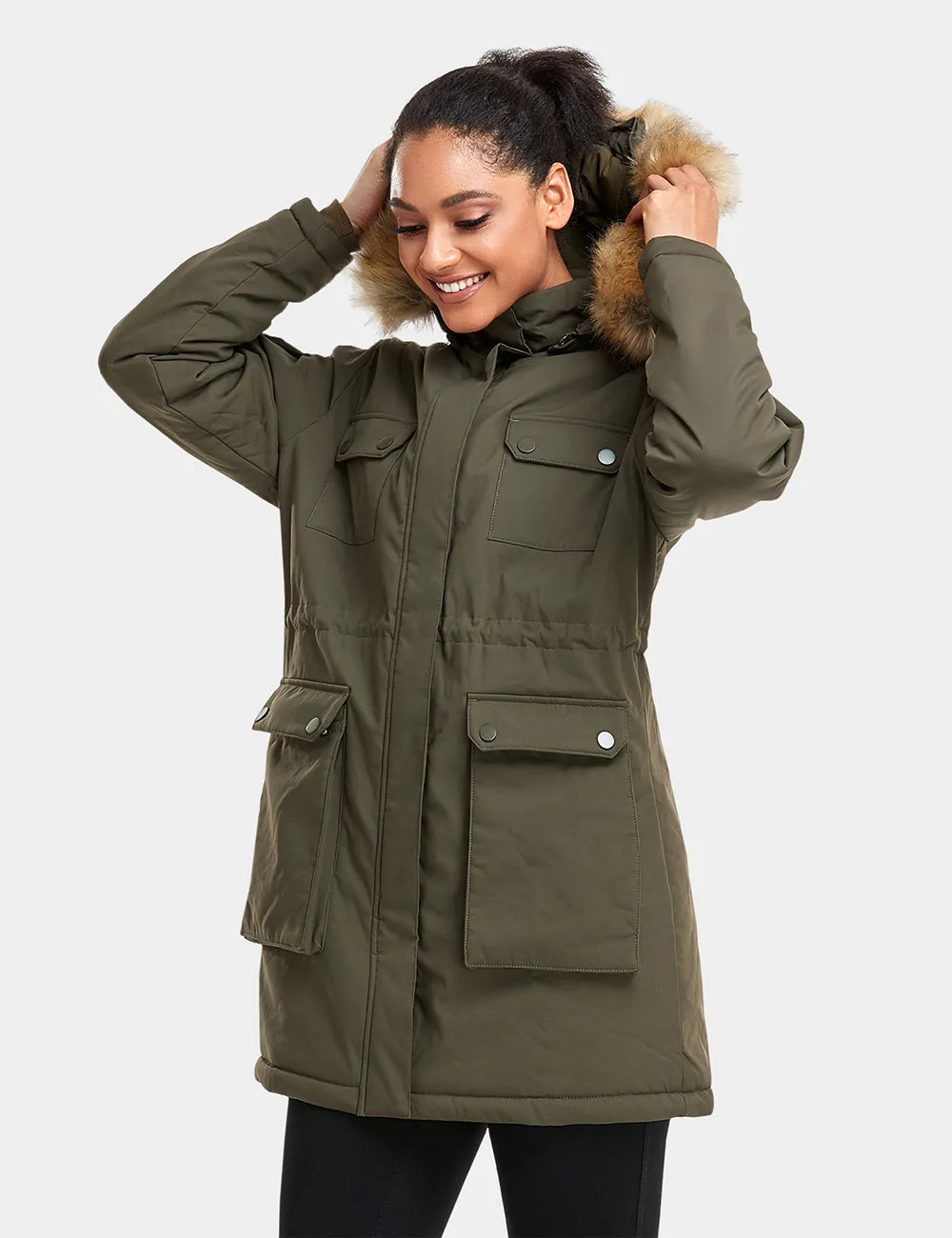 Women's Heated Thermolite® Parka (4 Heating Zones) (Apparel Only)